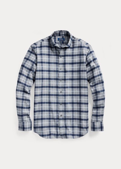 Men's Polo Ralph Lauren Classic Fit Plaid Twill Shirts | 925843YBI